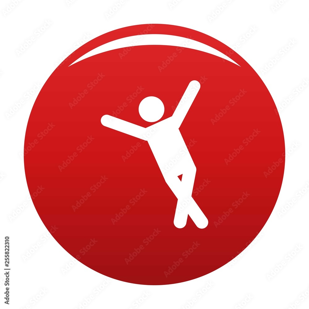 Stick figure stickman icon pictogram. Vector simple illustration of stickman icon isolated on white background. Man human stick sign