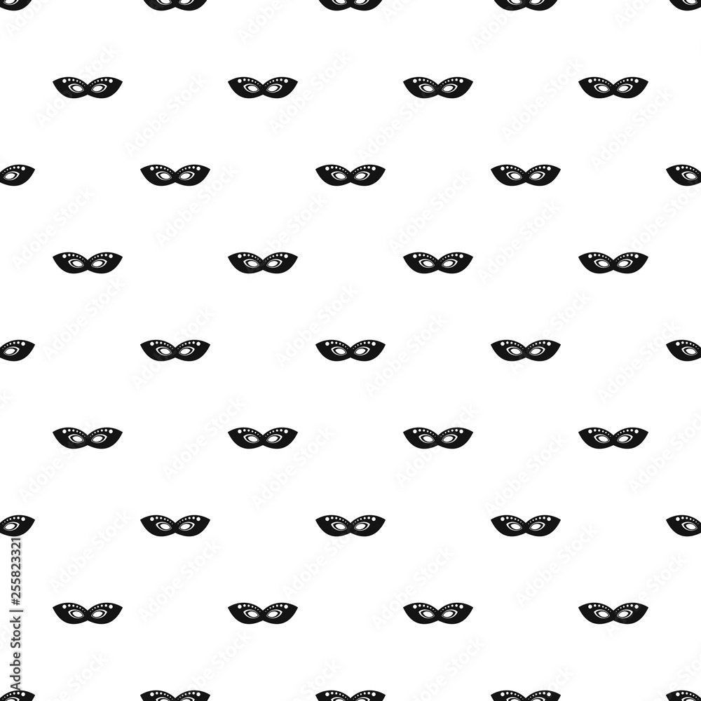 Festive event mask pattern seamless vector repeat geometric for any web design