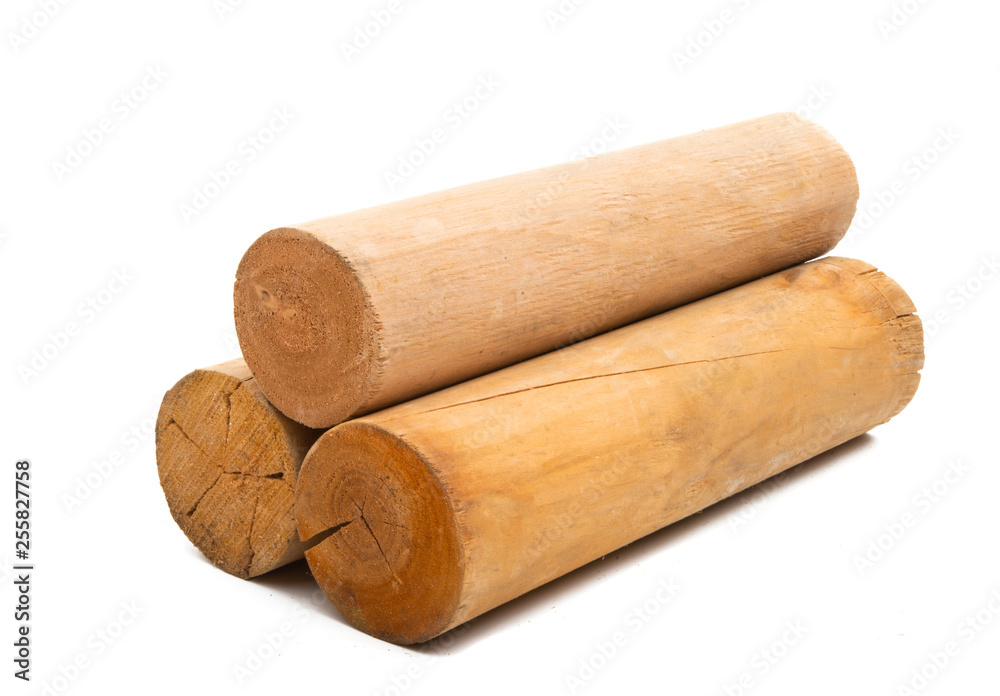 wooden log isolated wooden log isolated