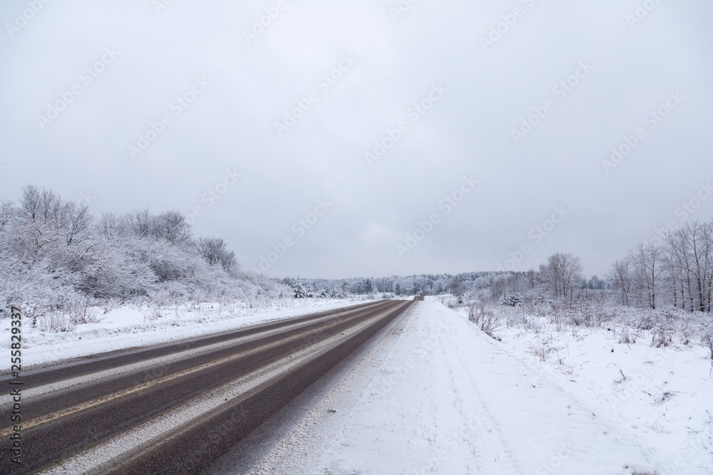 road in winter