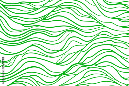 Abstract wave pattern. Colorful wavy background. Hand drawn lines. Stripe texture. Doodle for design. Line art. Colored wallpaper