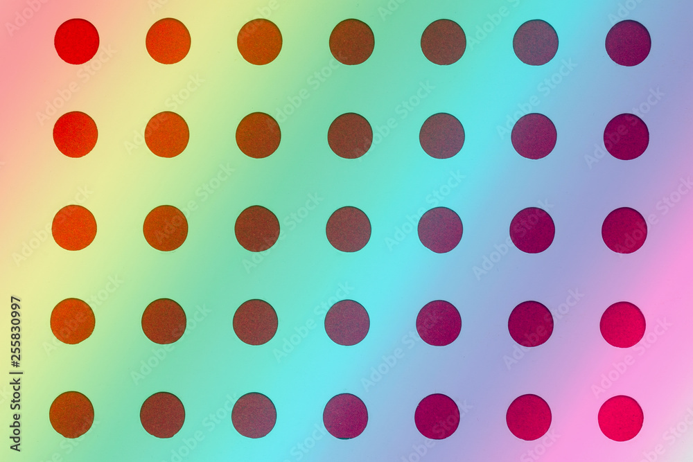 Circles pattern background, bright gradient mosaic backdrop