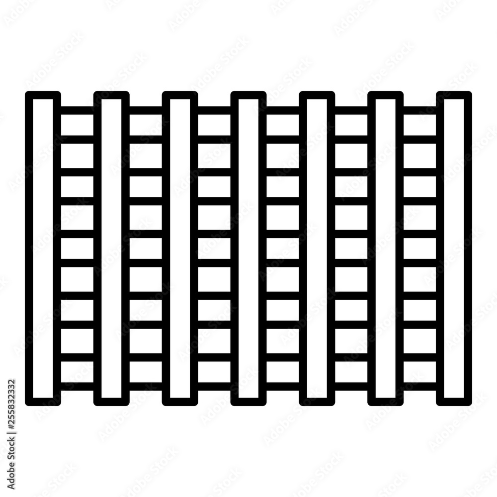 Plastic pool frame icon. Outline plastic pool frame vector icon for web design isolated on white background