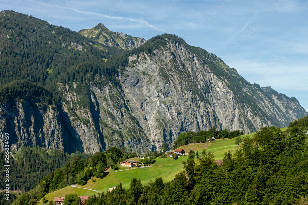 summer mountain landscape sunny neautiful day Austria
