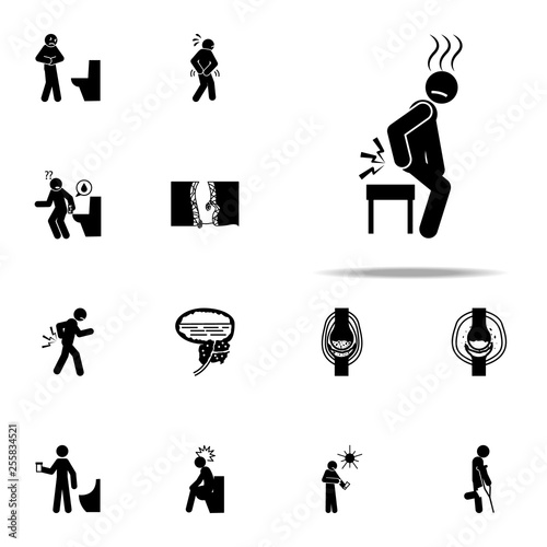 ache, arthritis icon. Pain People icons universal set for web and mobile