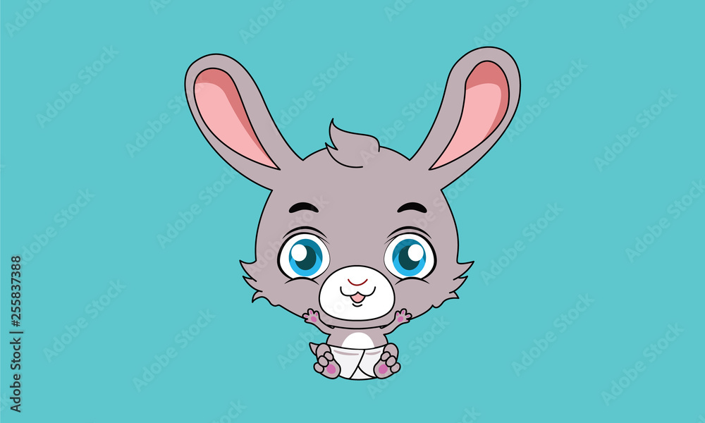 cute bunny cartoon character cute bunny cartoon character