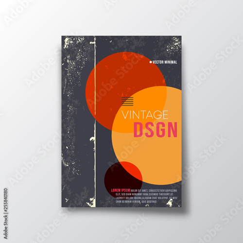 Vintage background with grunge texture for the banner, flyer, poster, brochure cover