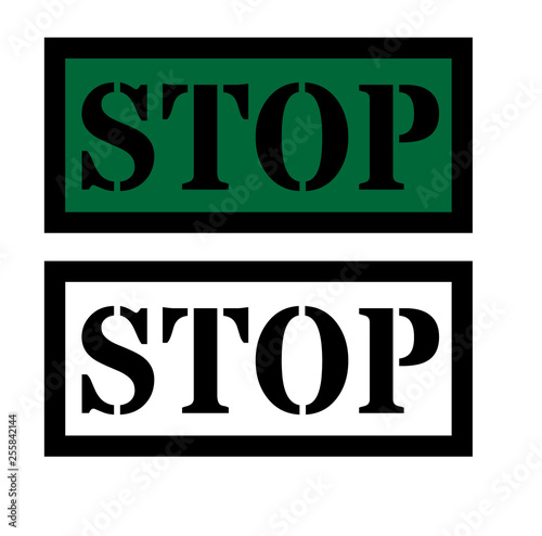 Stop sign