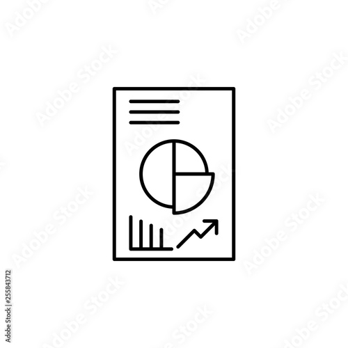 Time management, analysis, analytic, data, information, planning icon. Element of time management icon. Thin line icon for website design and development, app development