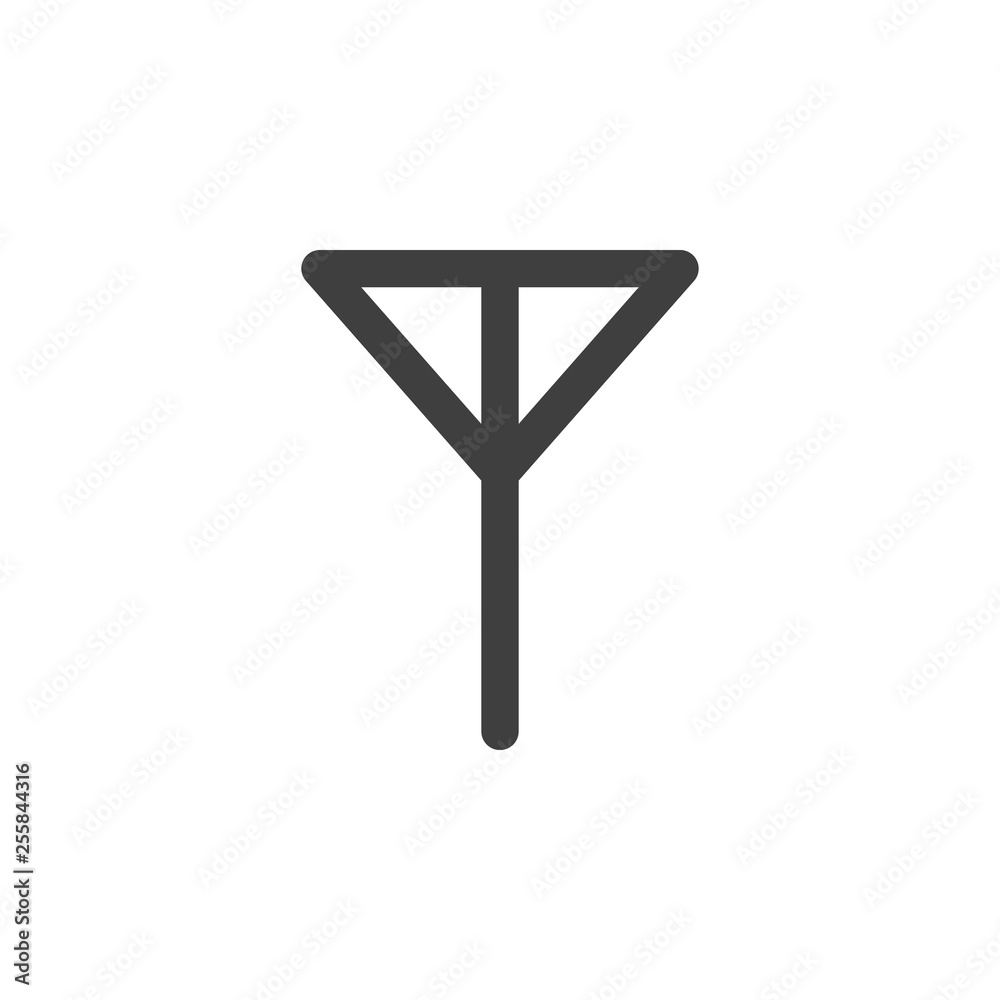 antenna icon. One of the collection icons for websites, web design, mobile app antenna icon. One of the collection icons for websites, web design, mobile app