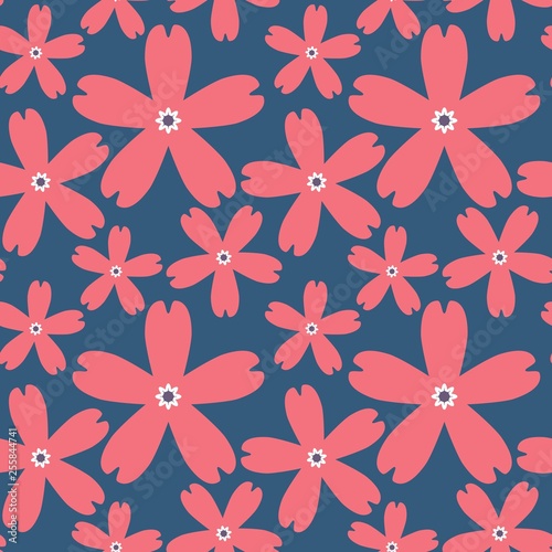 Seamless Floral Pattern in vector