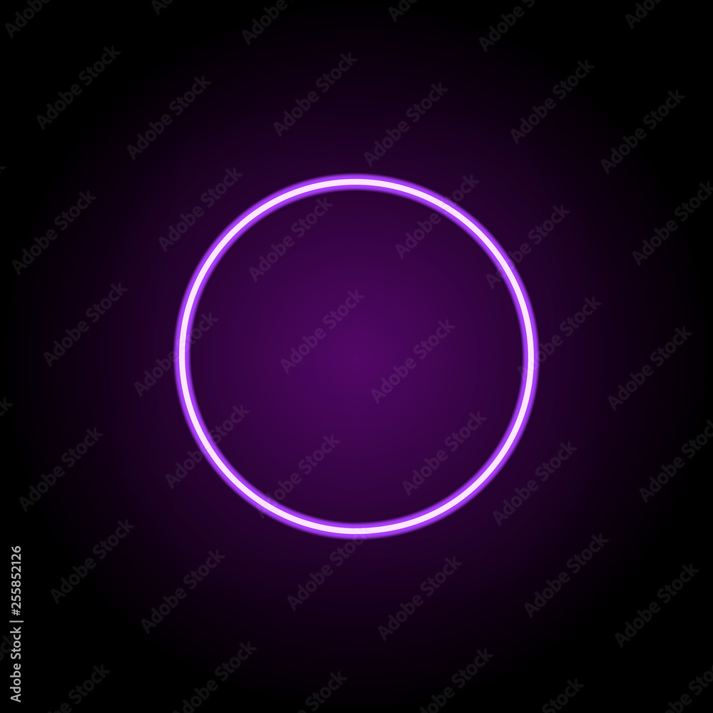 Obraz premium genderless icon. Elements of Web in neon style icons. Simple icon for websites, web design, mobile app, info graphics