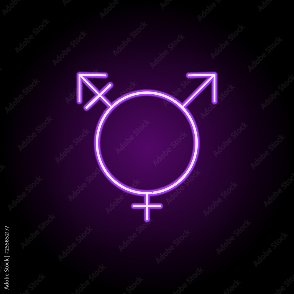 transgender sign icon. Elements of Web in neon style icons. Simple icon for websites, web design, mobile app, info graphics transgender sign icon. Elements of Web in neon style icons. Simple icon for websites, web design, mobile app, info graphics