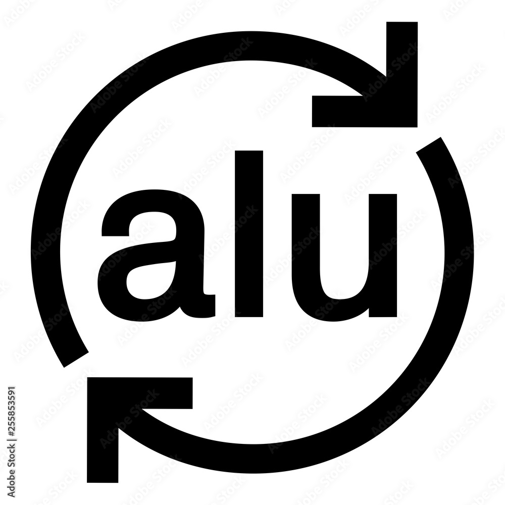 Aluminium recycling symbol Aluminium recycling symbol