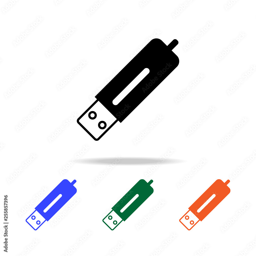 USB storage icon. Elements of simple web icon in multi color. Premium quality graphic design icon. Simple icon for websites, web design, mobile app, info graphics USB storage icon. Elements of simple web icon in multi color. Premium quality graphic design icon. Simple icon for websites, web design, mobile app, info graphics
