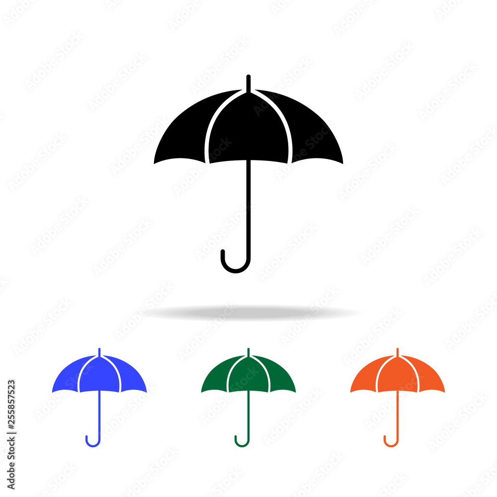 umbrella icon. Elements of simple web icon in multi color. Premium quality graphic design icon. Simple icon for websites, web design, mobile app, info graphics