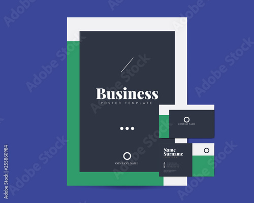 Business brochure and name card templates