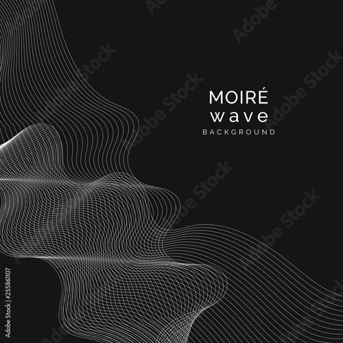 Moiré pattern background