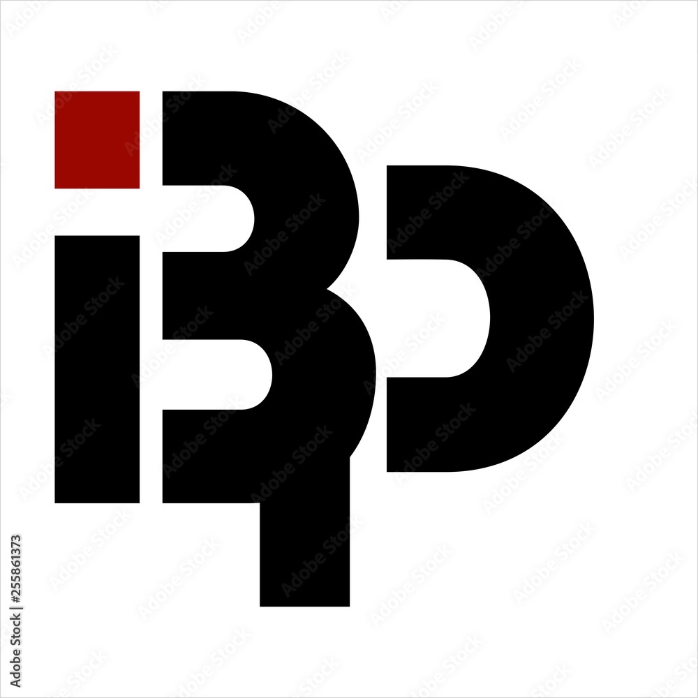 BP, IBP, BIP initials letter company logo