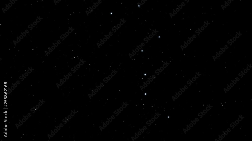 輝く北斗七星 輝く北斗七星