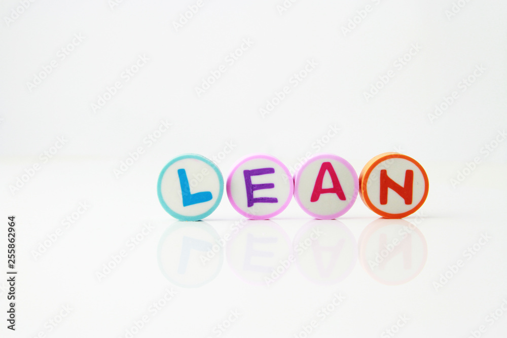 Alphabet printed on the round shape eraser background Alphabet printed on the round shape eraser background