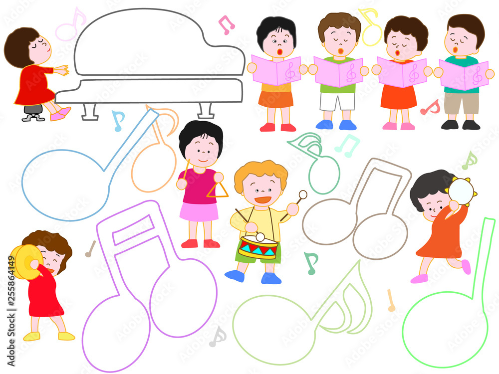 子供たちのコンサート。 子供たちのコンサート。