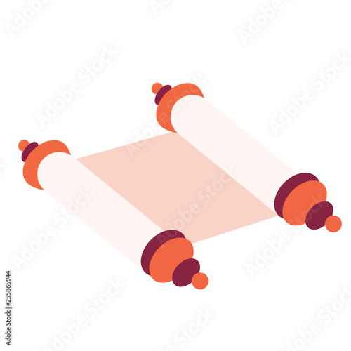 torah flat illustration