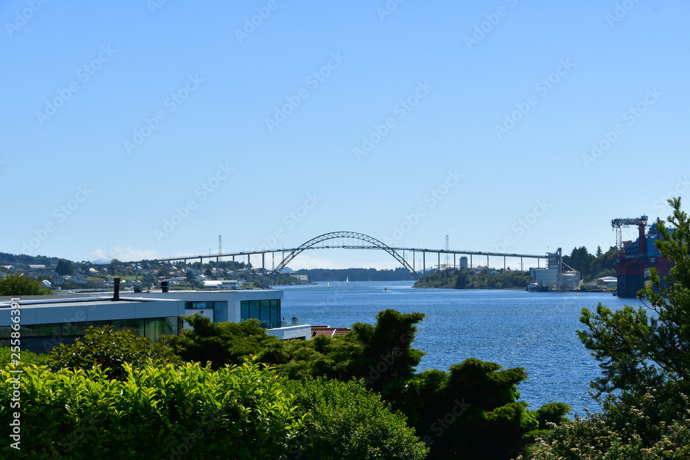 Karmsund bridge in haugesund Norway Karmsund bridge in haugesund Norway
