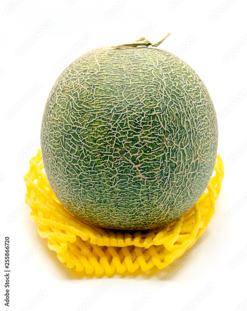 Melon Isolated on White Background. Melon Isolated on White Background.