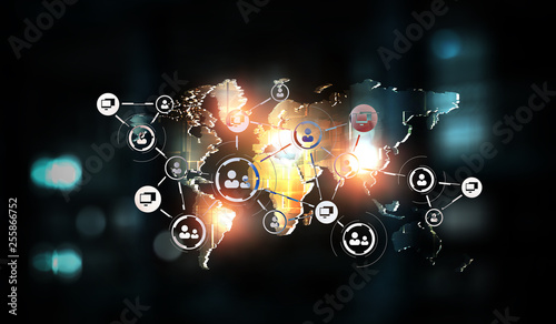 Wallpaper Mural Concept of global networking Torontodigital.ca