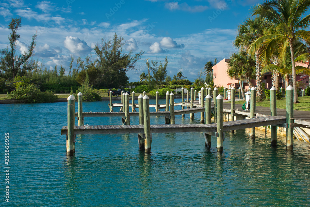 Hurricane Damaged Costs - Boat Dock in a Tropical World