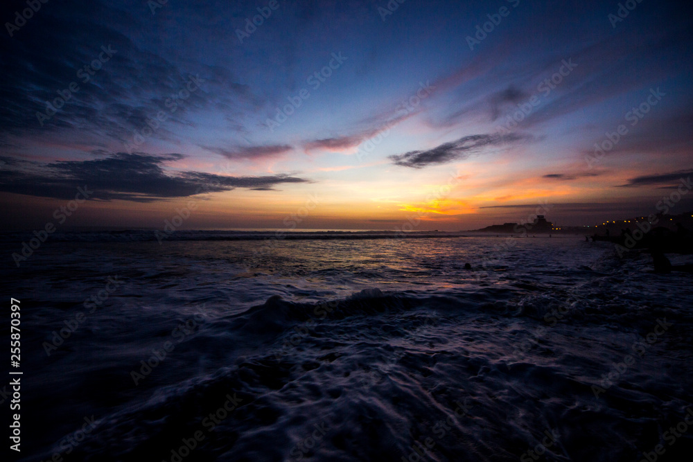 Fototapeta premium Playa de Mollendo al Atardecer