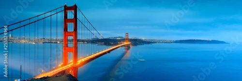Panel kuchenny z motywem Golden gate bridge in san francisco