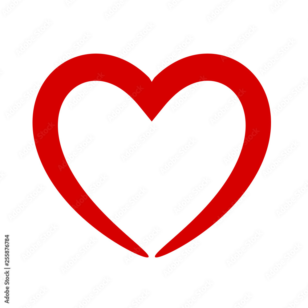 creative red heart art abstract illustration creative red heart art abstract illustration