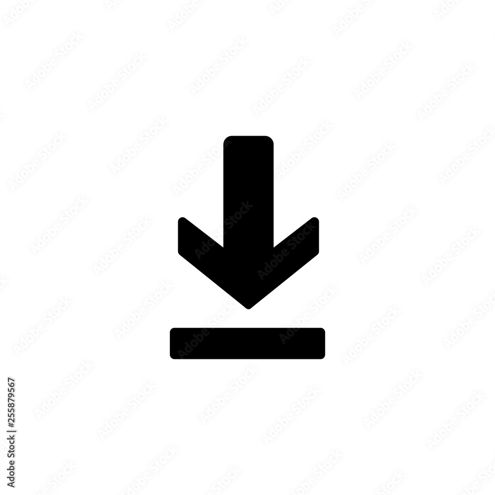 Fototapeta premium Download icon (arrow)