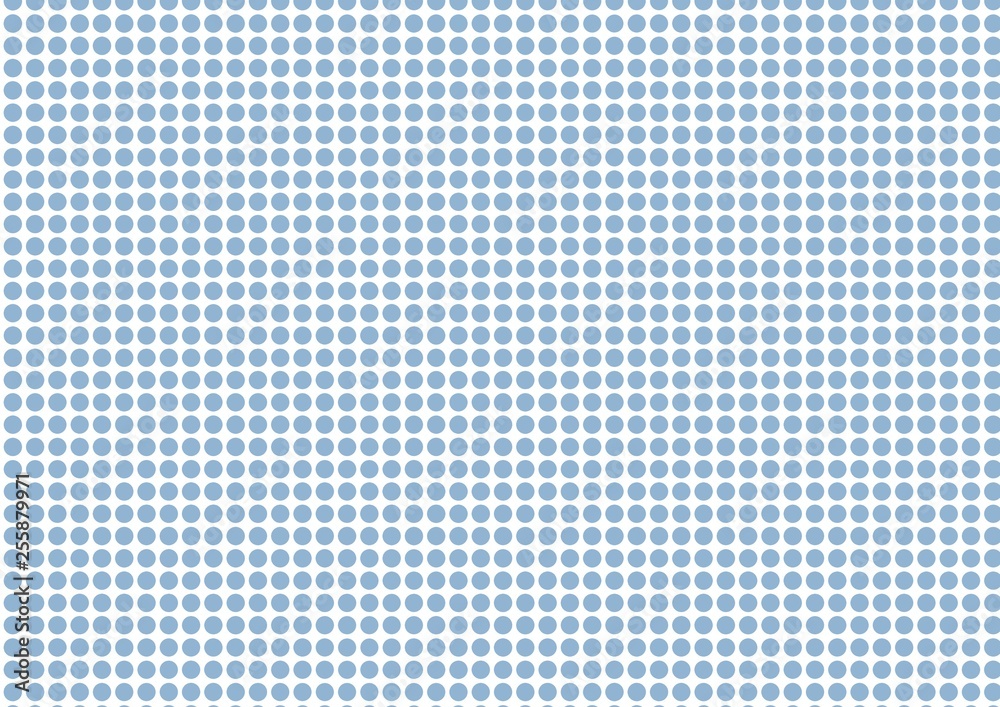 Blue polka dots on white background Blue polka dots on white background