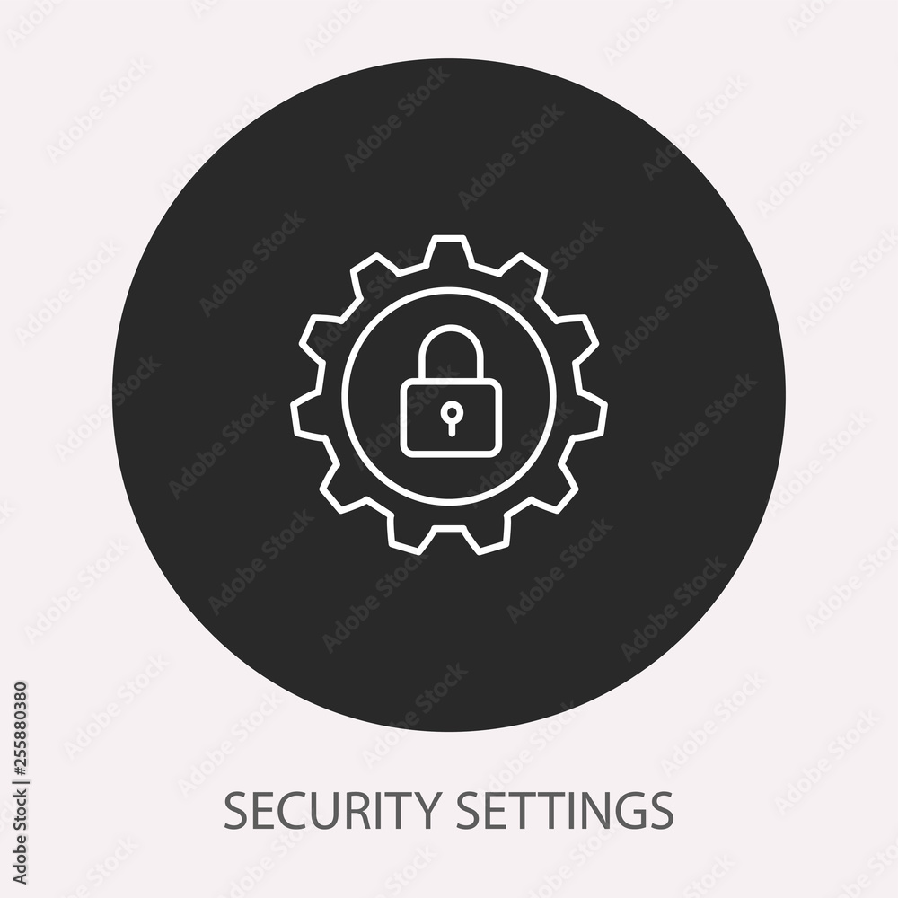 Data security line vector icon. Illustration isolated for design, infographic and website. Data security line vector icon. Illustration isolated for design, infographic and website.