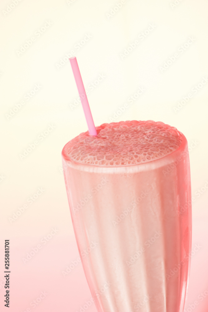 Natural fruit juice with colors in glass Natural fruit juice with colors in glass