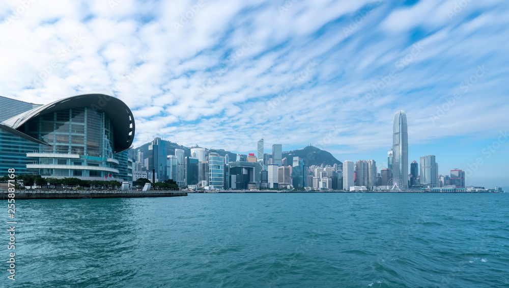 Hong Kong Urban Architectural Skyline