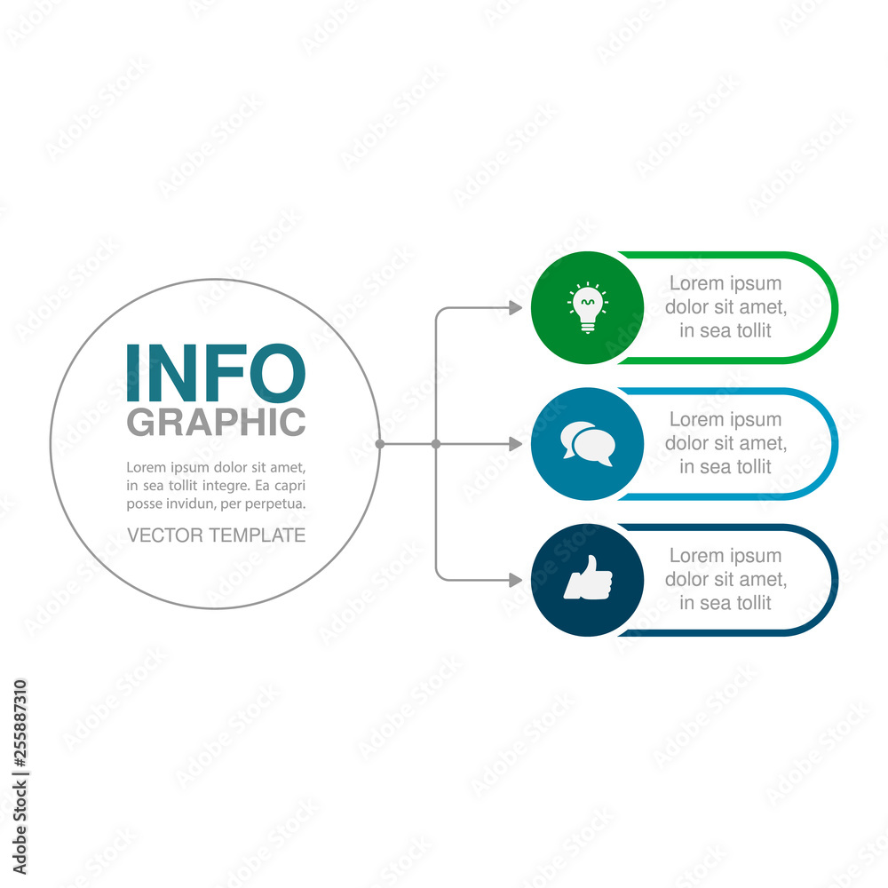 Vector iInfographic template for business, presentations, web design, 3 options. Vector iInfographic template for business, presentations, web design, 3 options.