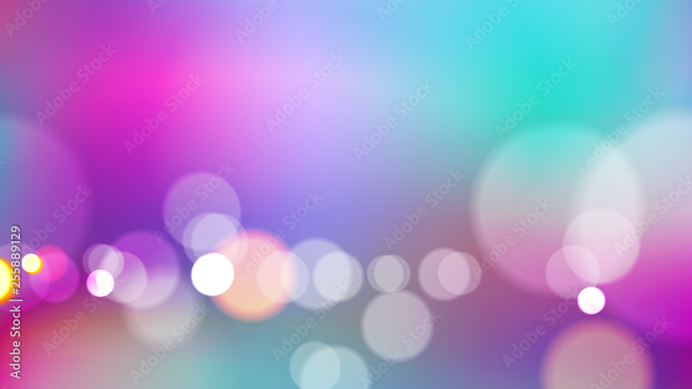 Abstract bokeh light colorful background