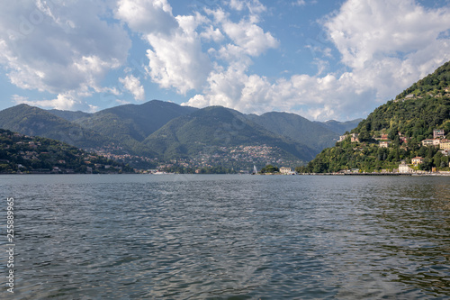 Panoramic view of Lake Como (Lago di Como)