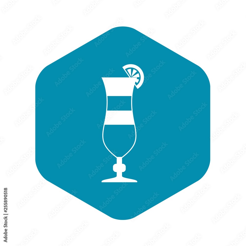 Cocktail icon in simple style isolated vector illustration Cocktail icon in simple style isolated vector illustration