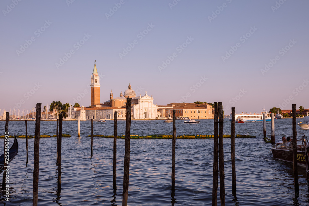 Panoramic view of Laguna Veneta of Venice city