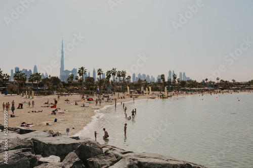 DUBAI, UAE : La Mer in Dubai, UAE, as seen on Januaru 04, 2019. It is a new beachfront district with shopping and restaurants in Jumeirah
