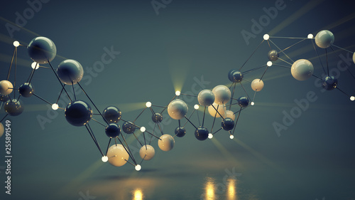 Futuristic shape of connect...