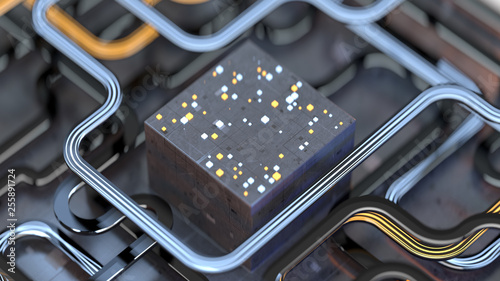 Fictional electronic board ...