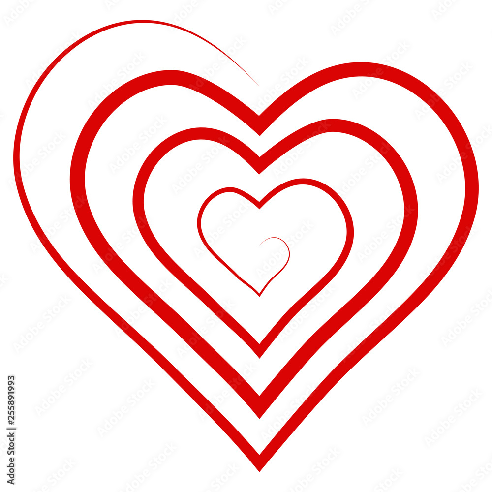 Logo outline shape spiral heart vector symbol of infinite love heart shaped spiral Logo outline shape spiral heart vector symbol of infinite love heart shaped spiral