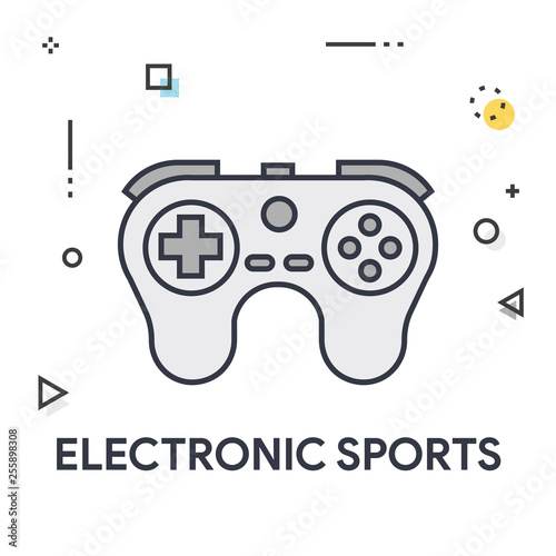 Electronic Sports Icon Concept