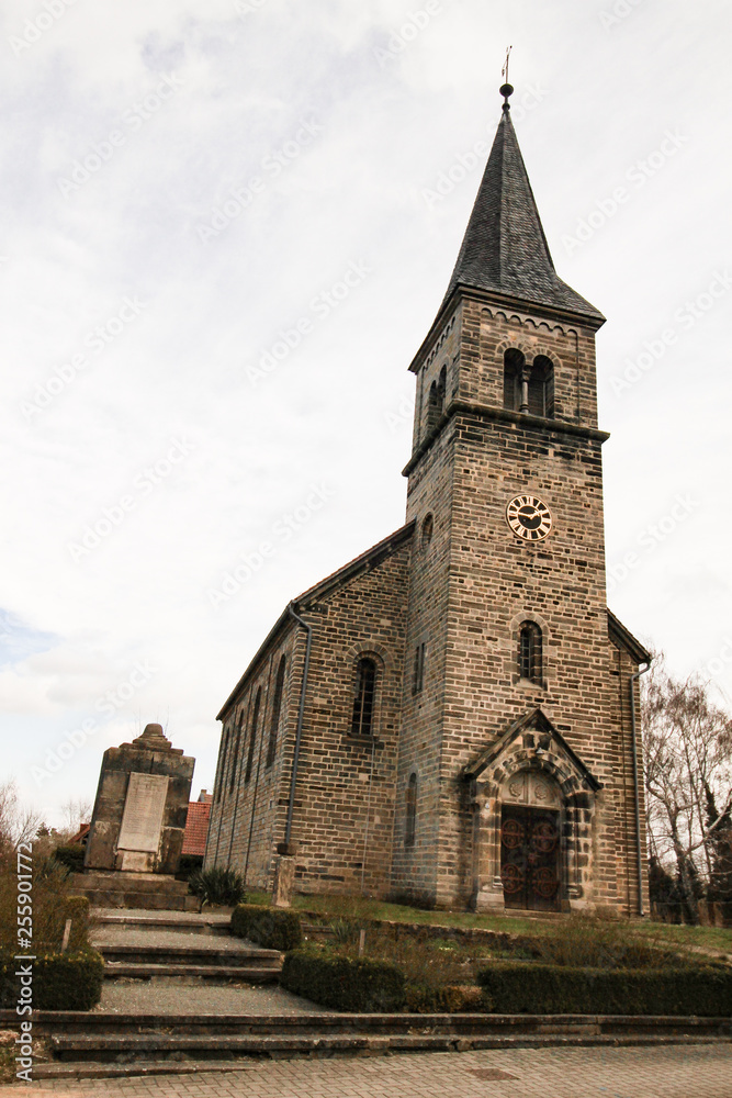 Fototapeta premium Dorfkirche in Belsdorf 